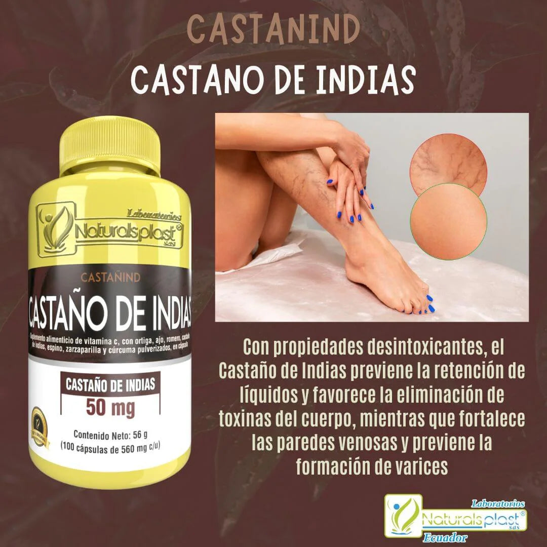 Castaño De Indias® | Elimina tus Varices en 3 Semanas